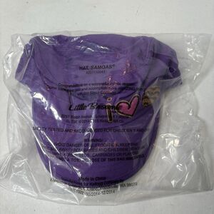 Little Brownie Girl Scouts Hat Cap I Love Samoas Cookies Purple Cadet G2‎